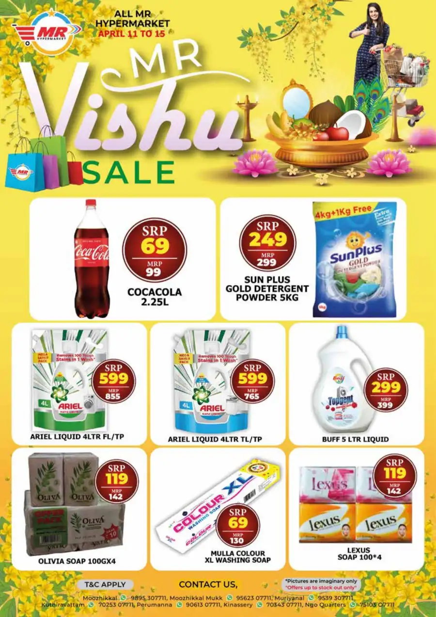 MR Hypermarket Kozhikode | Vishu Sale Offers April 11-15